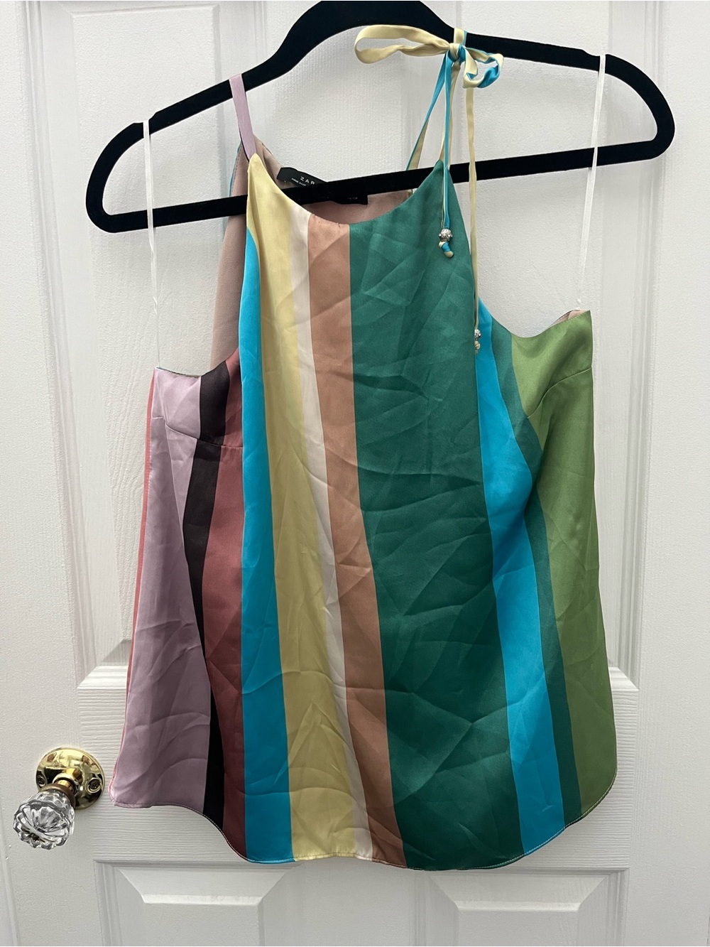 Striped Multicolour Haltered Top - Picture 3 of 11
